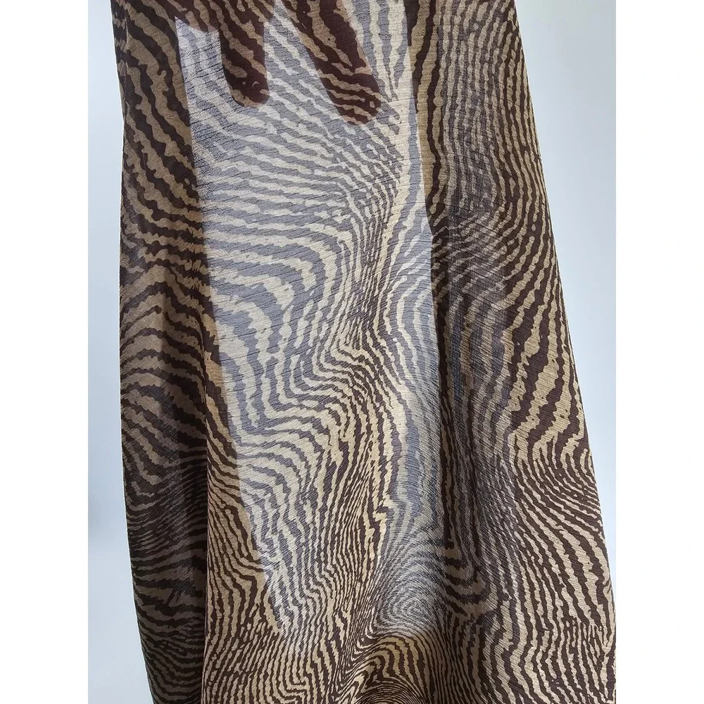 American Living Zebra Print Curtains Sheer XL 214